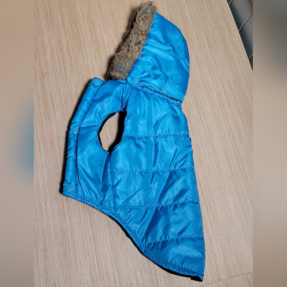 Dogs Blue Hooded Jacket